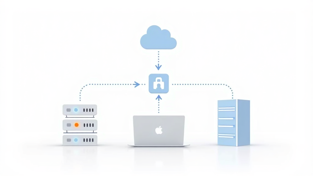Hybrid architecture: local inference with cloud fallback